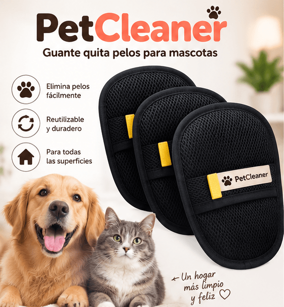 Guante PetCleaner para quitar pelos de mascotas
