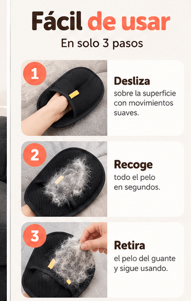 Tres pasos y listo